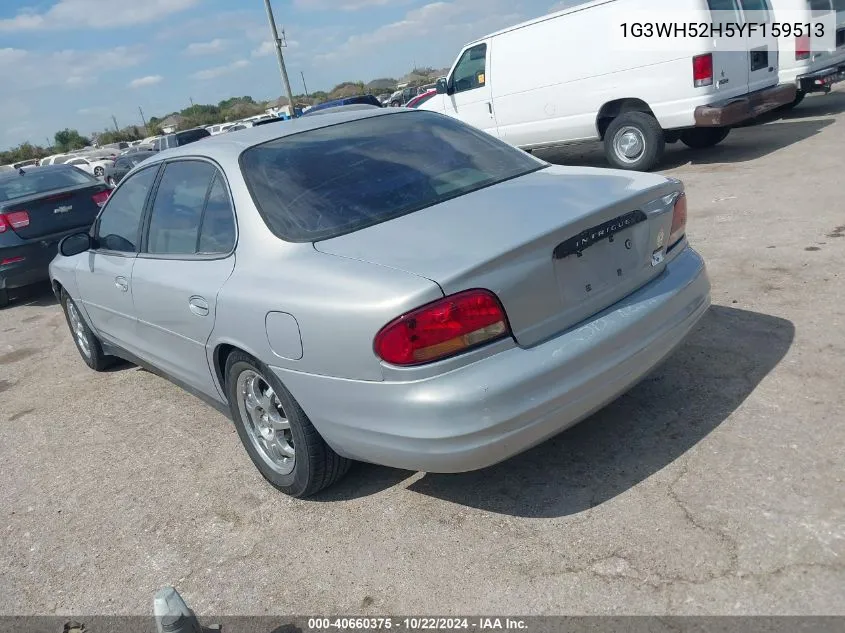 2000 Oldsmobile Intrigue Gx VIN: 1G3WH52H5YF159513 Lot: 40660375