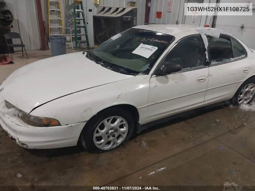 2001 Oldsmobile Intrigue Gx VIN: 1G3WH52HX1F108725 Lot: 40703931