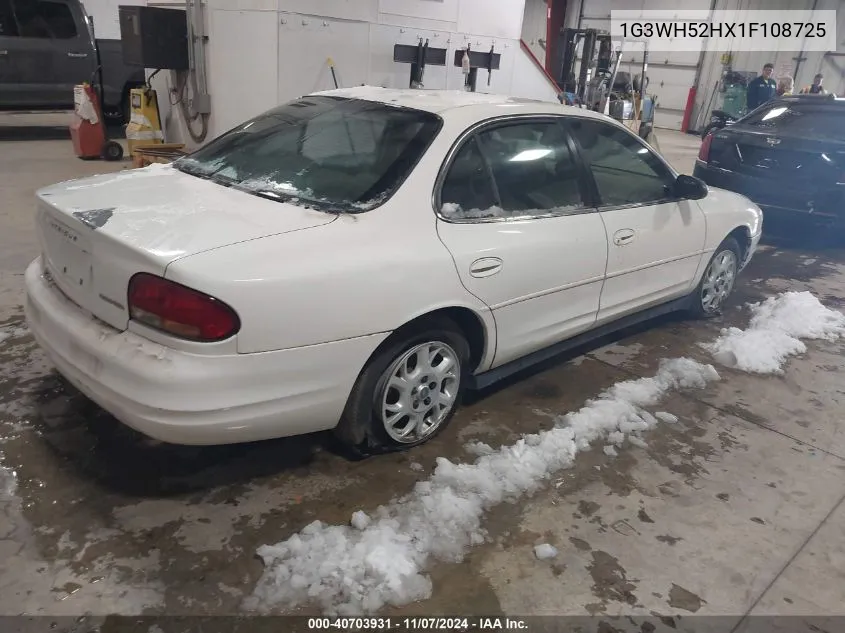 2001 Oldsmobile Intrigue Gx VIN: 1G3WH52HX1F108725 Lot: 40703931