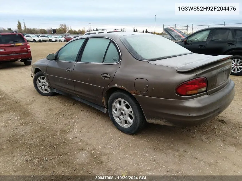 2002 Oldsmobile Intrigue Gl VIN: 1G3WS52H92F204476 Lot: 30047968