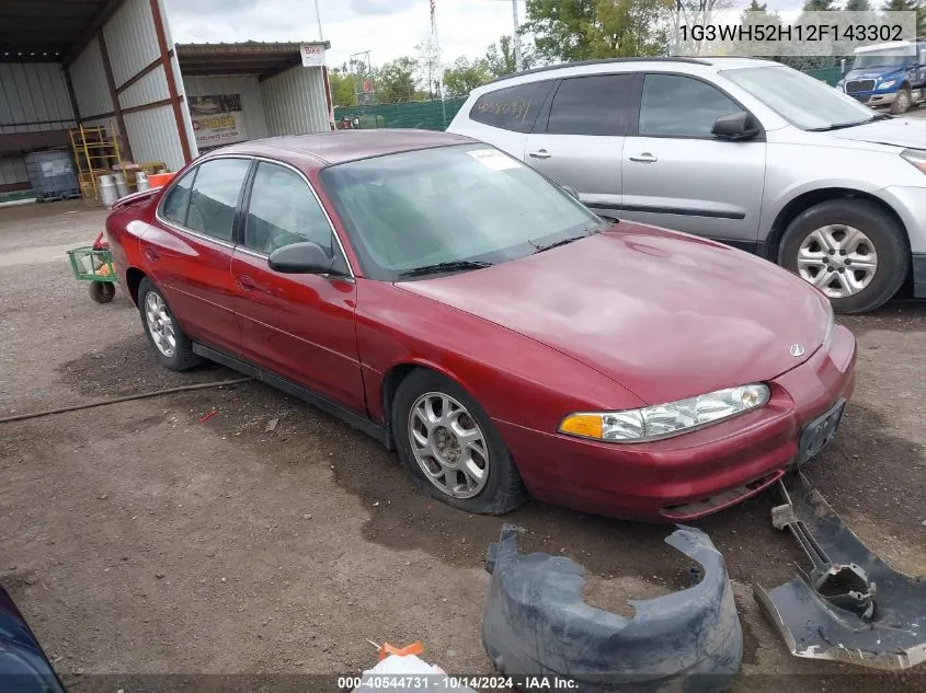 2002 Oldsmobile Intrigue Gx VIN: 1G3WH52H12F143302 Lot: 40544731