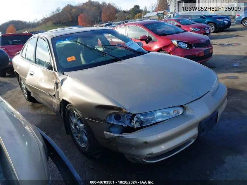 2002 Oldsmobile Intrigue Gl VIN: 1G3WS52H82F135909 Lot: 40703581