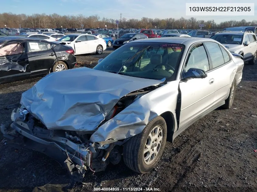 2002 Oldsmobile Intrigue Gl VIN: 1G3WS52H22F212905 Lot: 40854935