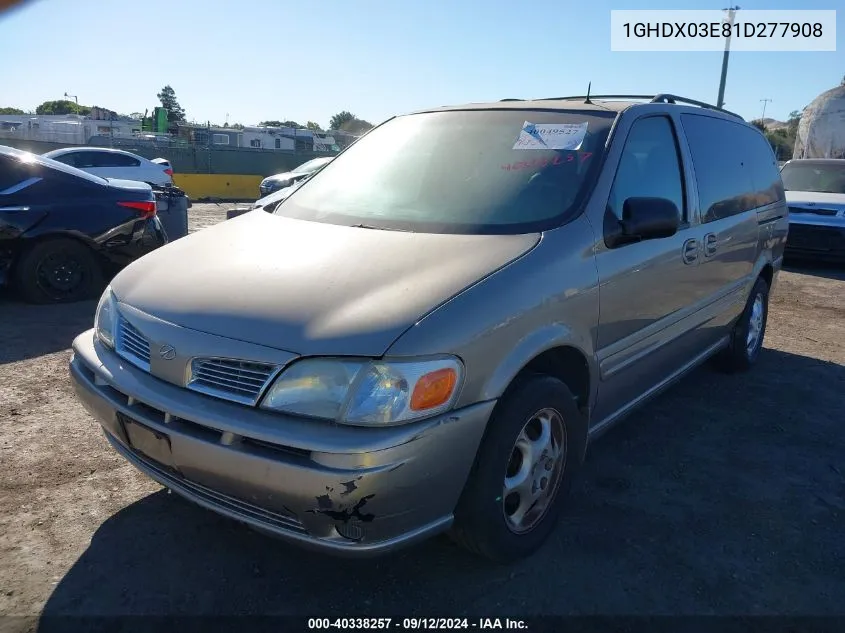 2001 Oldsmobile Silhouette Gls W/Abc Seats VIN: 1GHDX03E81D277908 Lot: 40338257