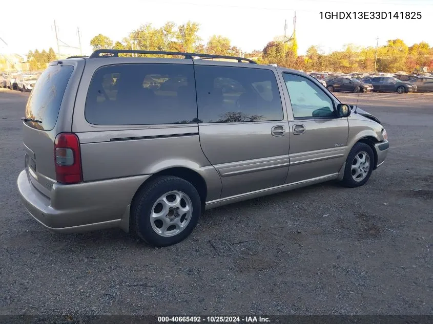 2003 Oldsmobile Silhouette Premiere VIN: 1GHDX13E33D141825 Lot: 40665492