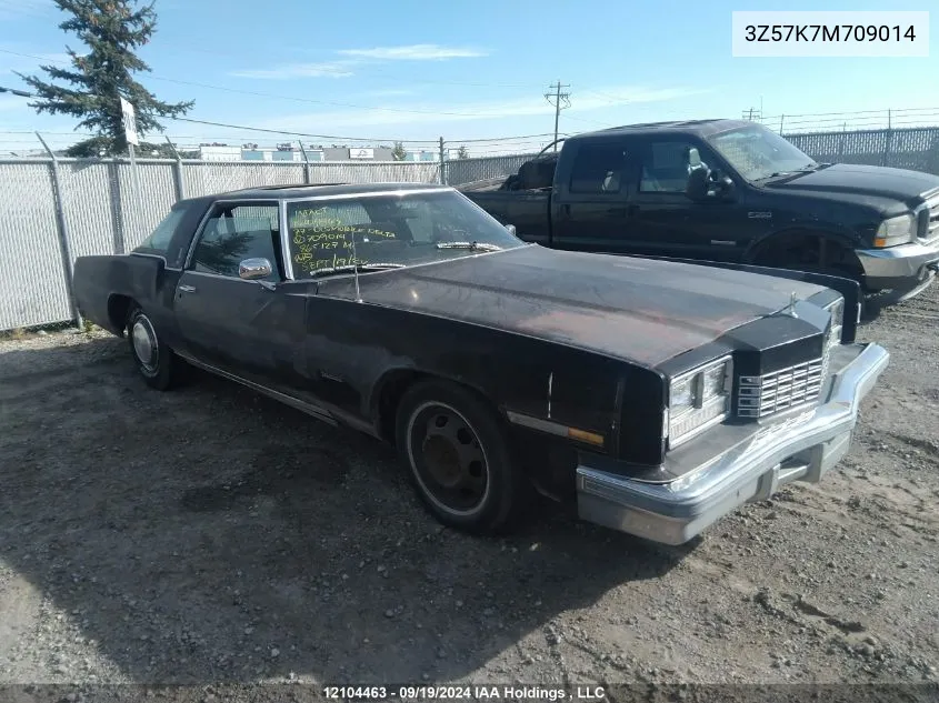 1977 Oldsmobile Toronado VIN: 3Z57K7M709014 Lot: 12104463