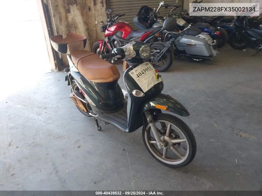 ZAPM228FX35002134 2003 Piaggio Lt 150