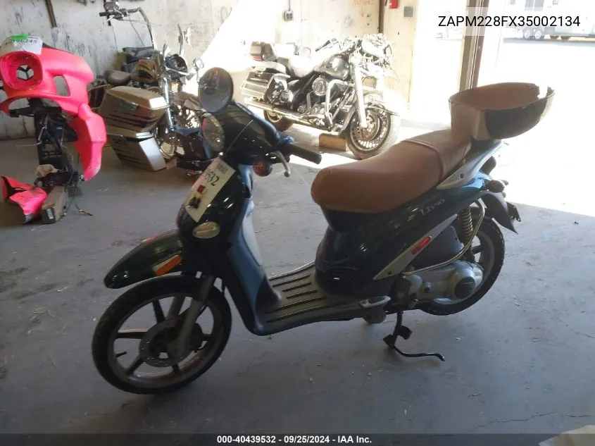 ZAPM228FX35002134 2003 Piaggio Lt 150