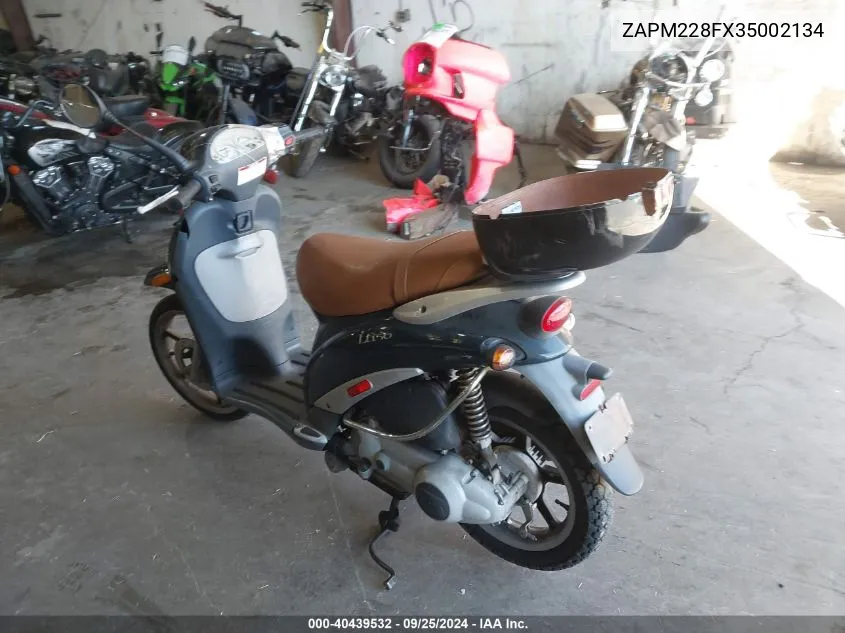 ZAPM228FX35002134 2003 Piaggio Lt 150