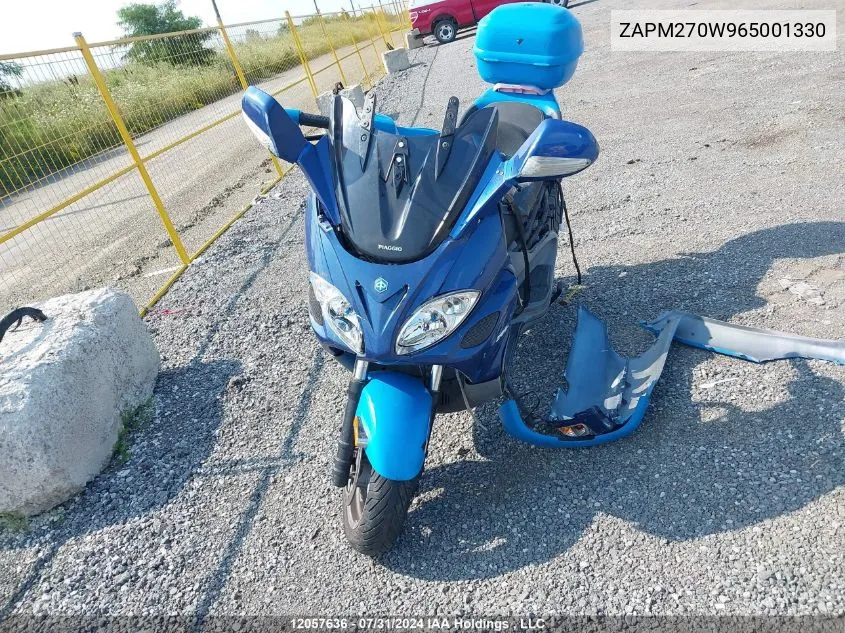 ZAPM270W965001330 2006 Piaggio X9 Evolution 500