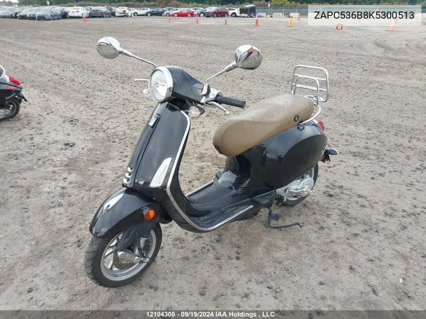 2019 Piaggio VIN: ZAPC536B8K5300513 Lot: 12104305