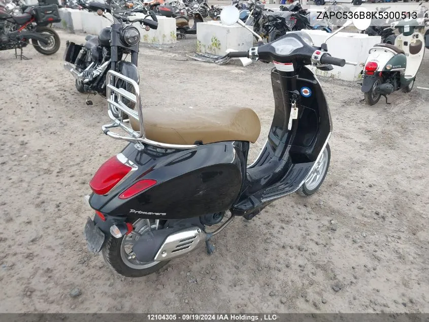 2019 Piaggio VIN: ZAPC536B8K5300513 Lot: 12104305