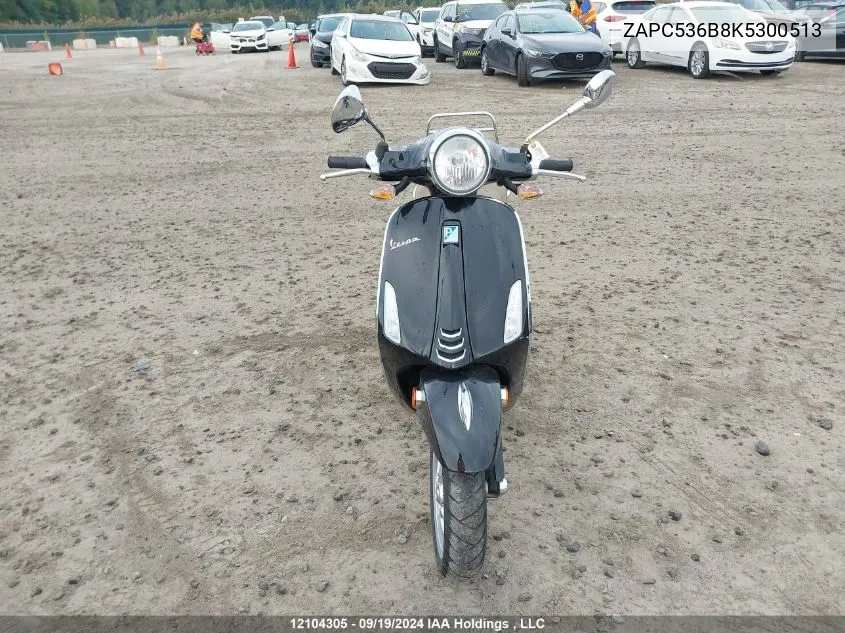 2019 Piaggio VIN: ZAPC536B8K5300513 Lot: 12104305