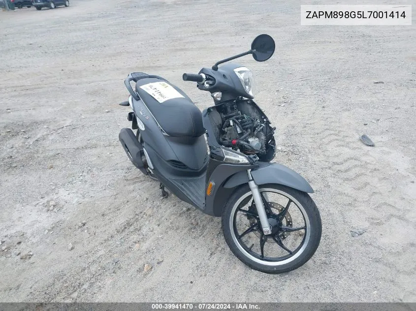 2020 Piaggio Liberty VIN: ZAPM898G5L7001414 Lot: 39941470