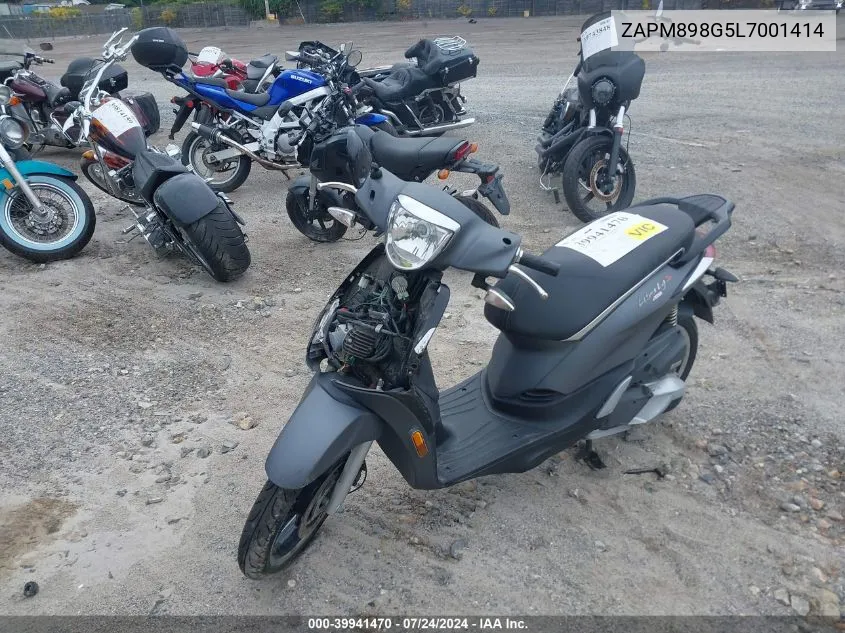 2020 Piaggio Liberty VIN: ZAPM898G5L7001414 Lot: 39941470