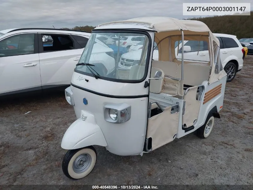 2020 Piaggio Other VIN: ZAPT64P0003001147 Lot: 40548396