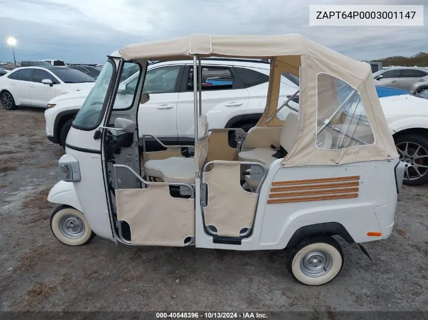 2020 Piaggio Other VIN: ZAPT64P0003001147 Lot: 40548396