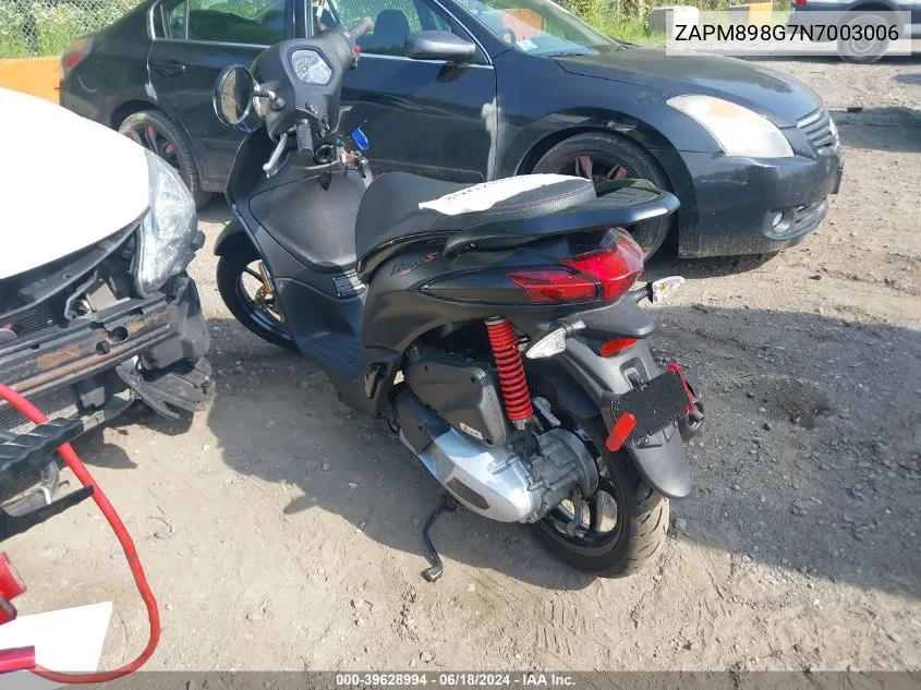 2022 Piaggio Liberty 150/150 S/150 Baci Perugina VIN: ZAPM898G7N7003006 Lot: 39628994