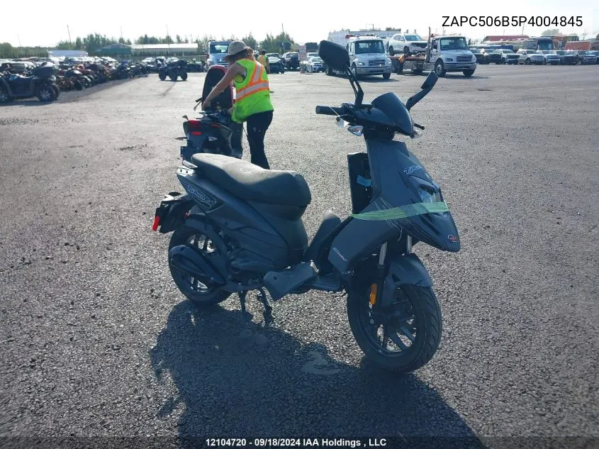 2023 Piaggio VIN: ZAPC506B5P4004845 Lot: 12104720