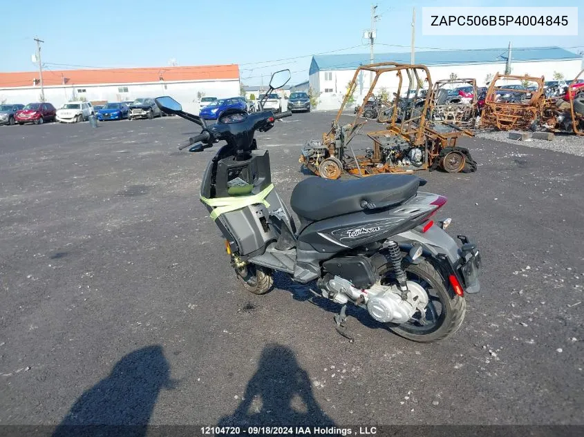 2023 Piaggio VIN: ZAPC506B5P4004845 Lot: 12104720