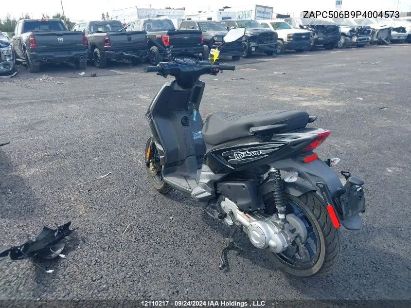 2023 Piaggio VIN: ZAPC506B9P4004573 Lot: 12110217