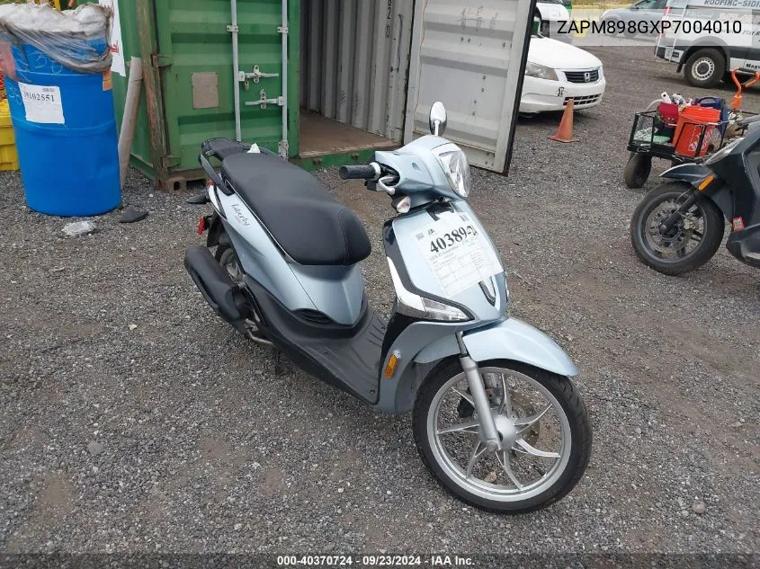 2023 Piaggio Liberty 150/150 S VIN: ZAPM898GXP7004010 Lot: 40370724