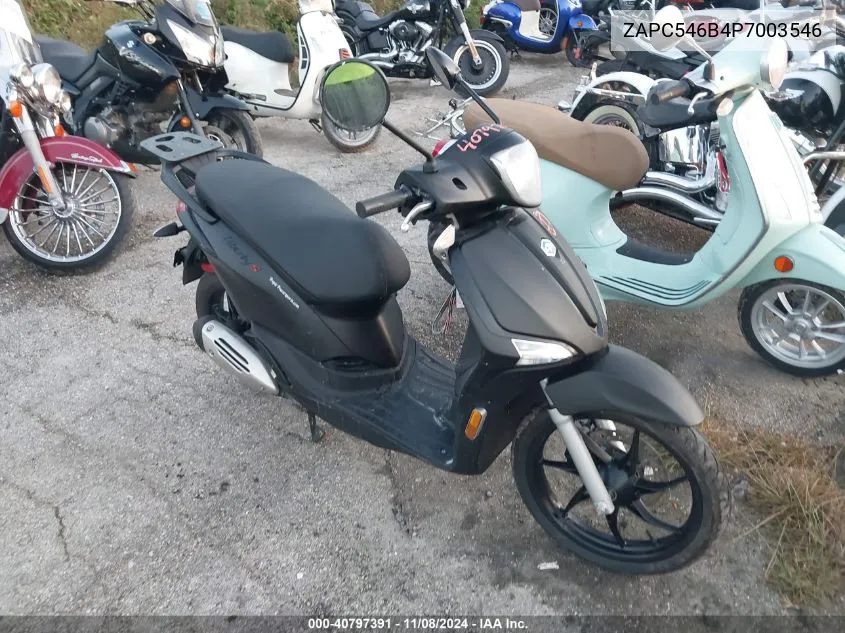 2023 Piaggio Liberty 50/50 S/50 Baci Perugina VIN: ZAPC546B4P7003546 Lot: 40797391