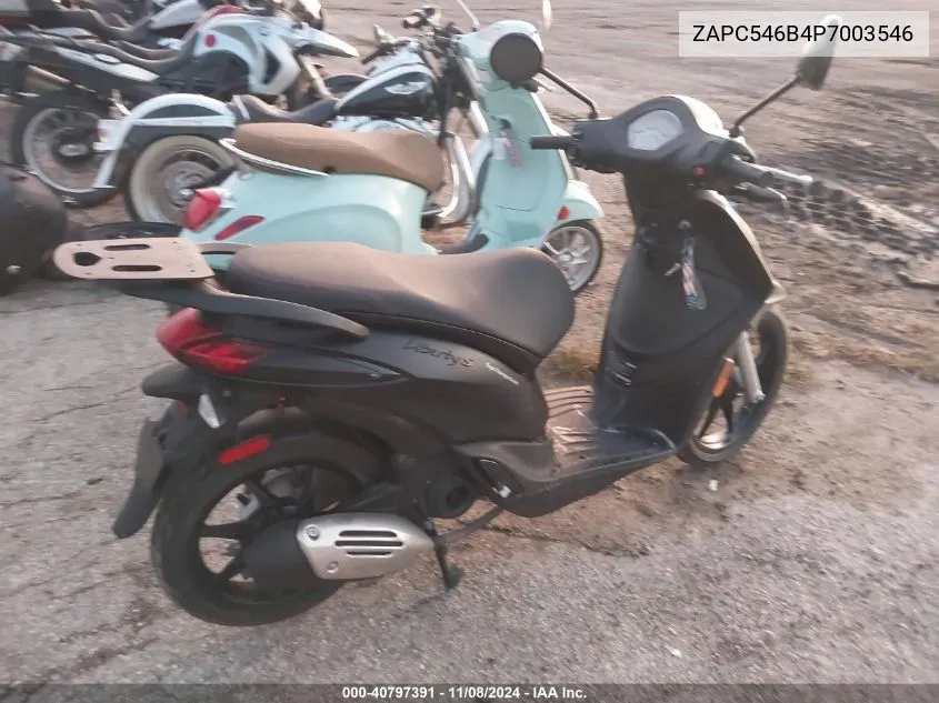 2023 Piaggio Liberty 50/50 S/50 Baci Perugina VIN: ZAPC546B4P7003546 Lot: 40797391