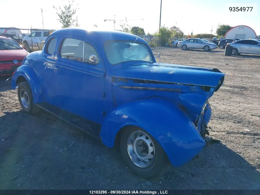 1938 Plymouth Coupe VIN: 9354977 Lot: 12103295