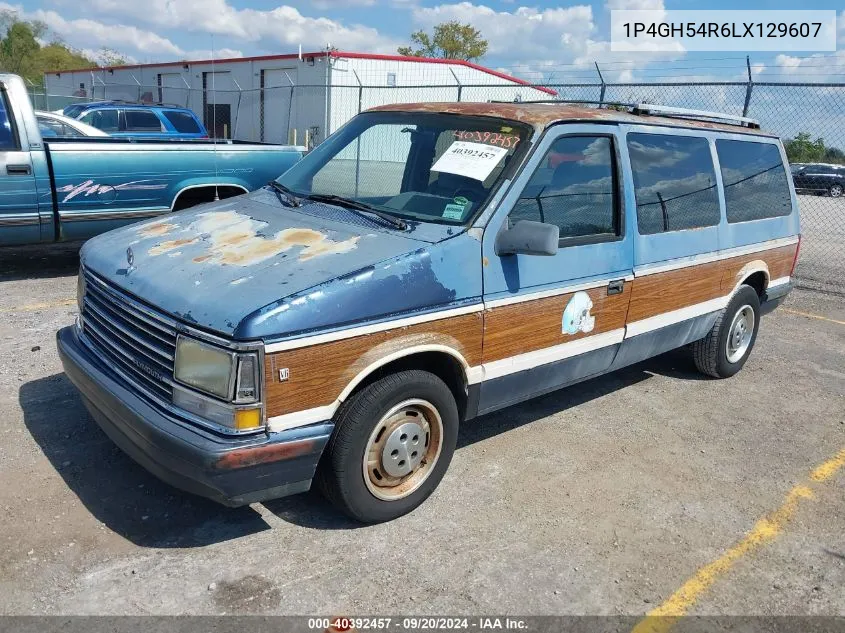 1990 Plymouth Grand Voyager Le VIN: 1P4GH54R6LX129607 Lot: 40392457