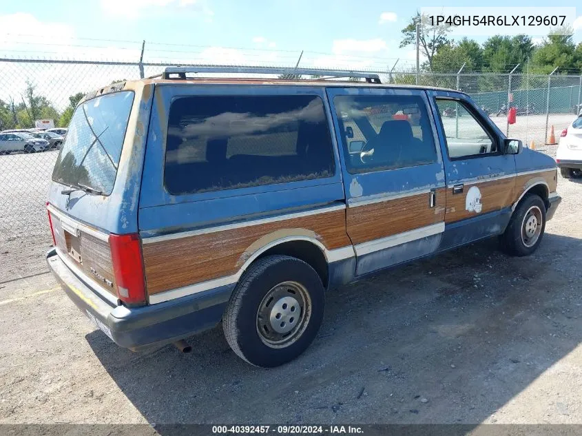 1990 Plymouth Grand Voyager Le VIN: 1P4GH54R6LX129607 Lot: 40392457