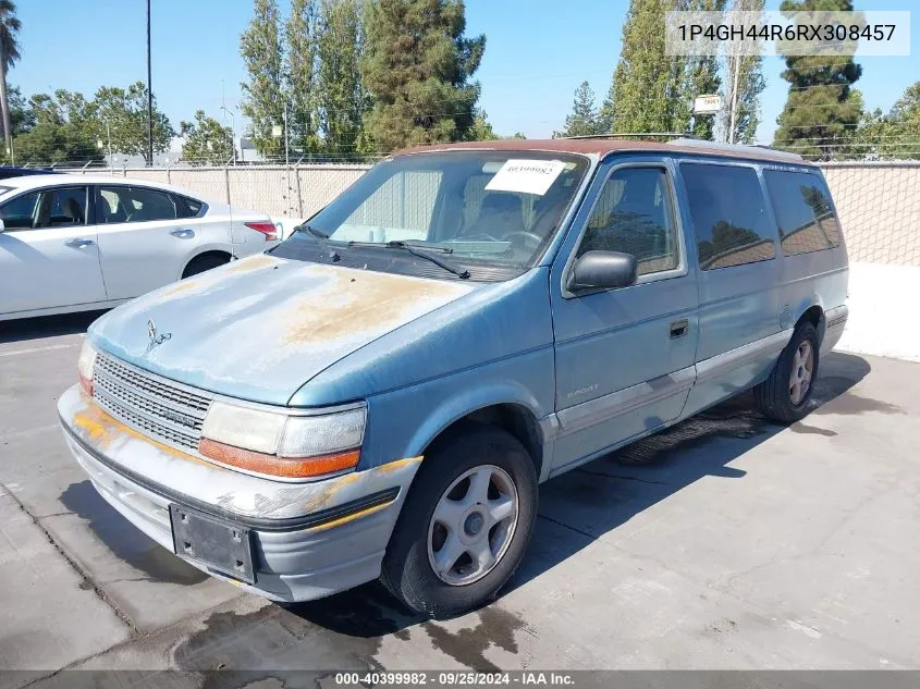 1994 Plymouth Grand Voyager Se VIN: 1P4GH44R6RX308457 Lot: 40399982