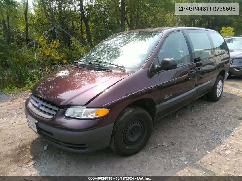 1996 Plymouth Grand Voyager VIN: 2P4GP4431TR736506 Lot: 40634733