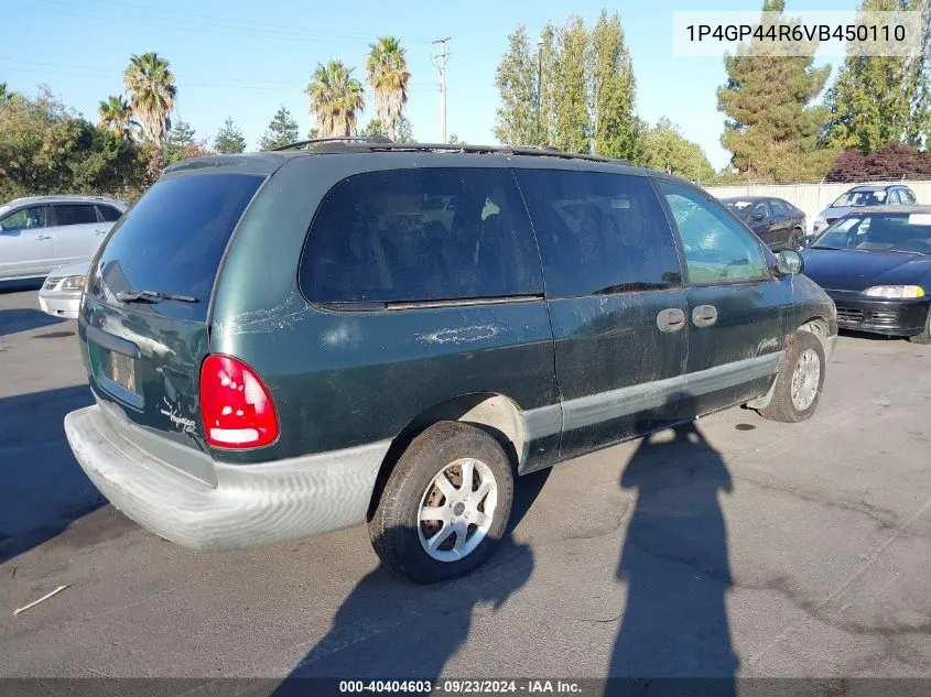 1997 Plymouth Grand Voyager Se VIN: 1P4GP44R6VB450110 Lot: 40404603