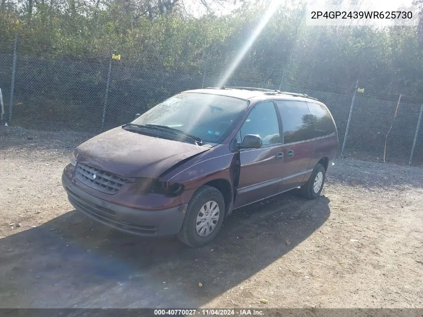 1998 Plymouth Grand Voyager VIN: 2P4GP2439WR625730 Lot: 40770027