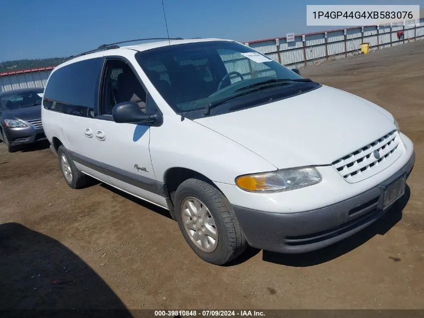 1999 Plymouth Grand Voyager Se VIN: 1P4GP44G4XB583076 Lot: 39810848