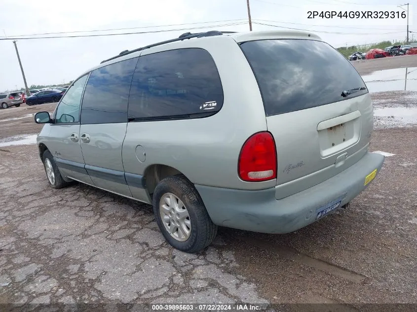 1999 Plymouth Grand Voyager Se VIN: 2P4GP44G9XR329316 Lot: 39895603