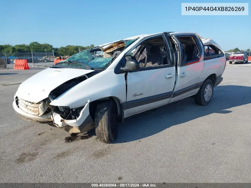 1999 Plymouth Grand Voyager Se VIN: 1P4GP44G4XB826269 Lot: 40360064