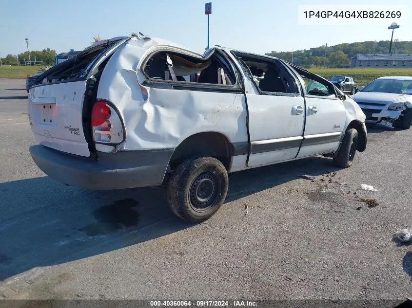 1999 Plymouth Grand Voyager Se VIN: 1P4GP44G4XB826269 Lot: 40360064