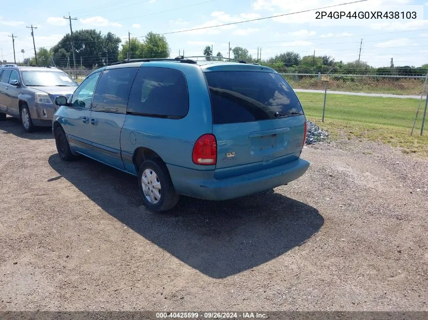 2P4GP44G0XR438103 1999 Plymouth Grand Voyager Se