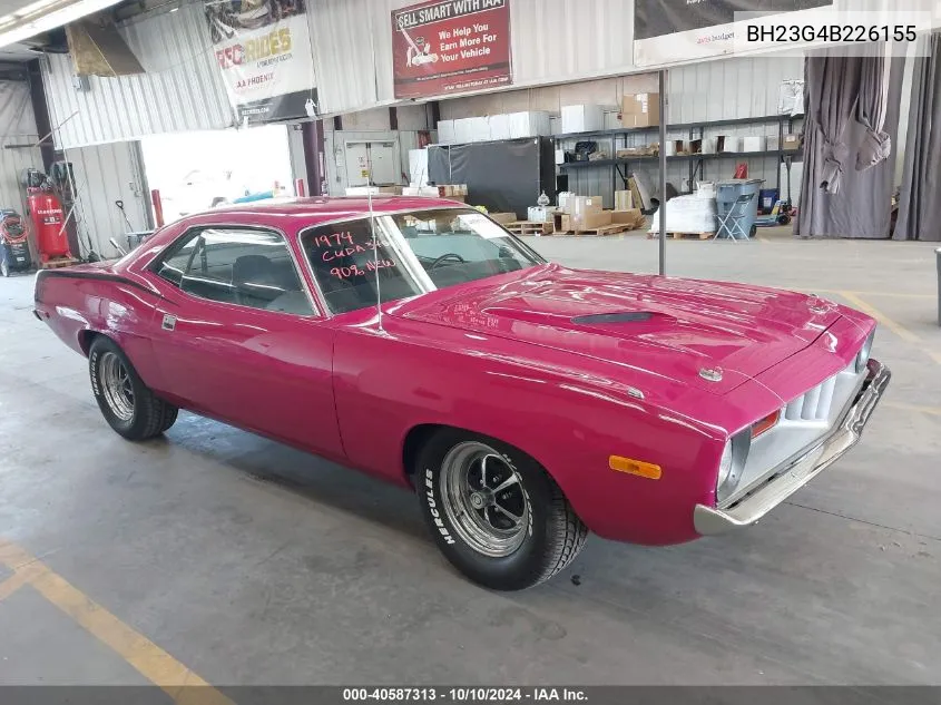 1974 Plymouth Barracuda VIN: BH23G4B226155 Lot: 40587313