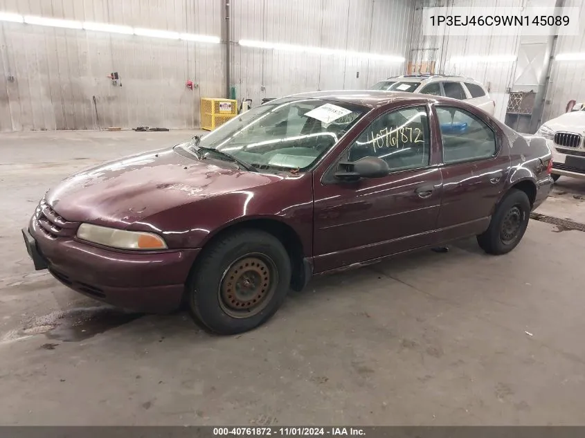 1998 Plymouth Breeze VIN: 1P3EJ46C9WN145089 Lot: 40761872