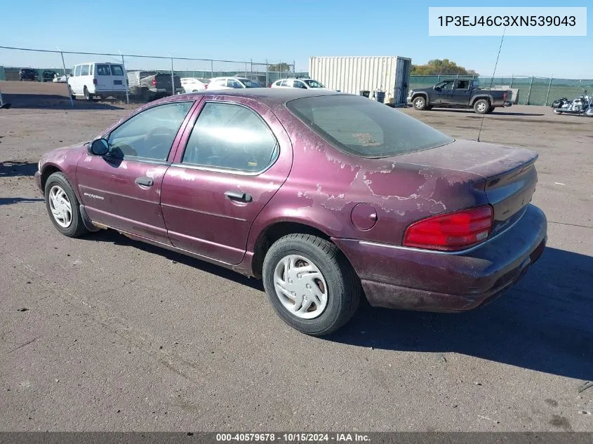 1999 Plymouth Breeze VIN: 1P3EJ46C3XN539043 Lot: 40579678