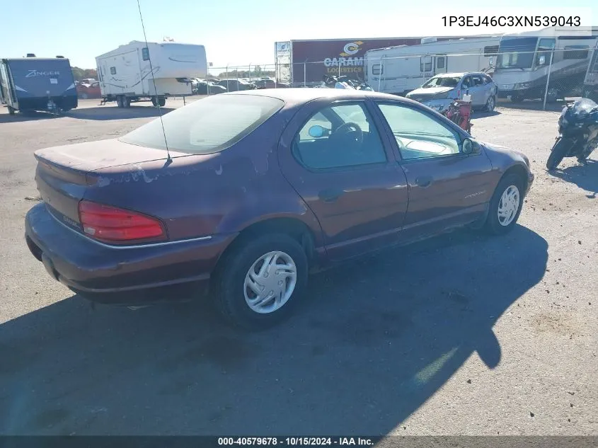 1999 Plymouth Breeze VIN: 1P3EJ46C3XN539043 Lot: 40579678