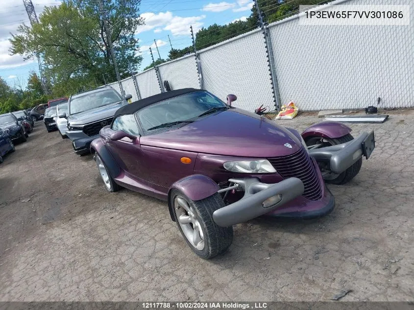 1997 Plymouth Prowler VIN: 1P3EW65F7VV301086 Lot: 12117788