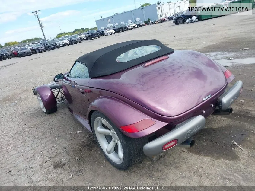 1997 Plymouth Prowler VIN: 1P3EW65F7VV301086 Lot: 12117788