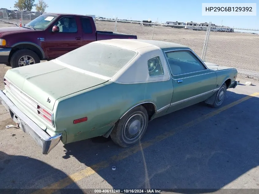 1976 Plymouth Volare VIN: HP29C6B129392 Lot: 40613240