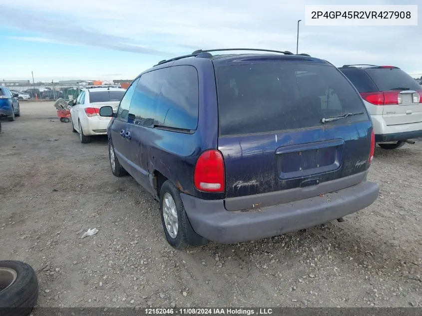 1997 Plymouth Voyager VIN: 2P4GP45R2VR427908 Lot: 12152046