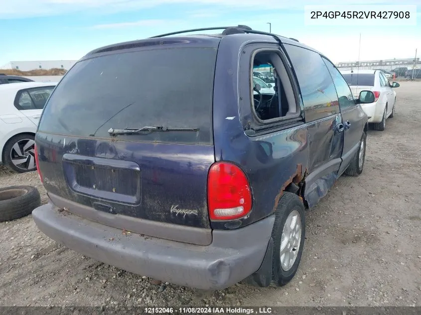 1997 Plymouth Voyager VIN: 2P4GP45R2VR427908 Lot: 12152046