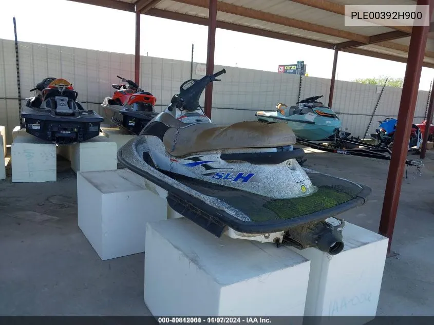 1999 Polaris Polaris Slh VIN: PLE00392H900 Lot: 40812004